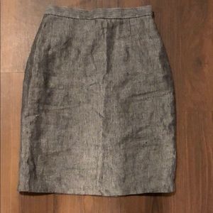 J. Crew Grey Pencil Skirt